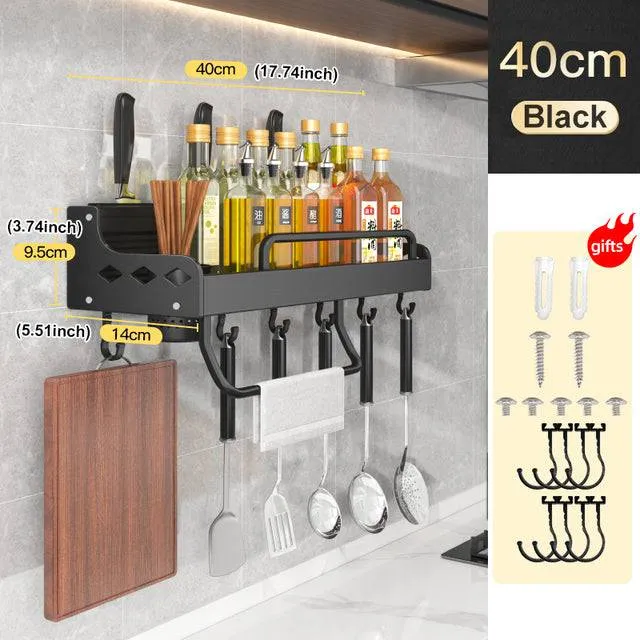 Shelf Storage Rack Wall-mounted Kitchen Organizer