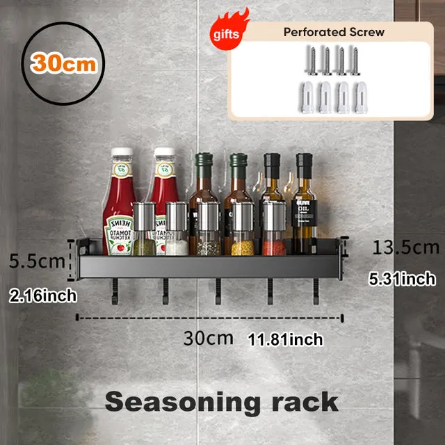Shelf Storage Rack Wall-mounted Kitchen Organizer