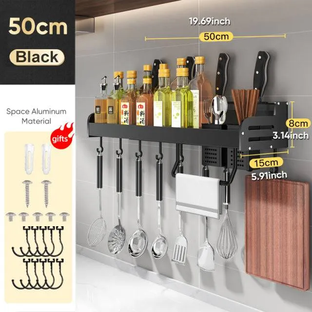 Shelf Storage Rack Wall-mounted Kitchen Organizer