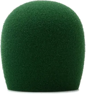Shure A58WS-GRN Foam Windscreen for All Ball Type Microphones, Green