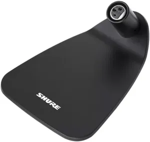 Shure Centraverse CVD Desktop Base for 12" and 18" Gooseneck Microphones - Black, with Attached 12' XLR Cable XLR (CVD-B)