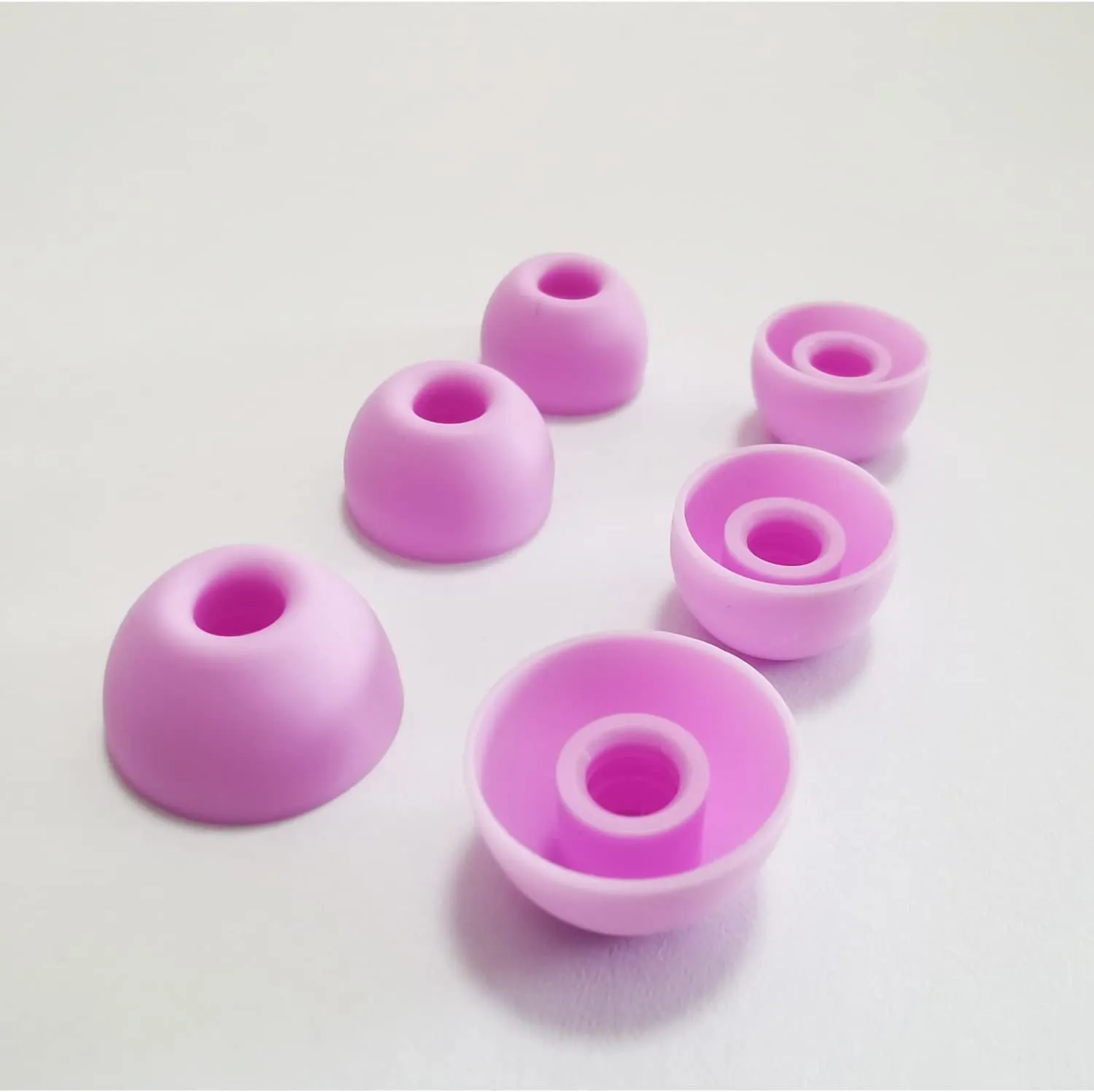 Silicone Ear Tips for Beats Fit Pro/Beats Studio Buds Eartips Replacement for Beats Earbuds 6 Pairs LMS Purple