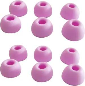 Silicone Ear Tips for Beats Fit Pro/Beats Studio Buds Eartips Replacement for Beats Earbuds 6 Pairs LMS Purple