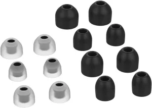 Sqrmekoko Eartips Eargels Compatible with Sony WF-1000XM3 WF-1000XM4 Earbuds (Black)