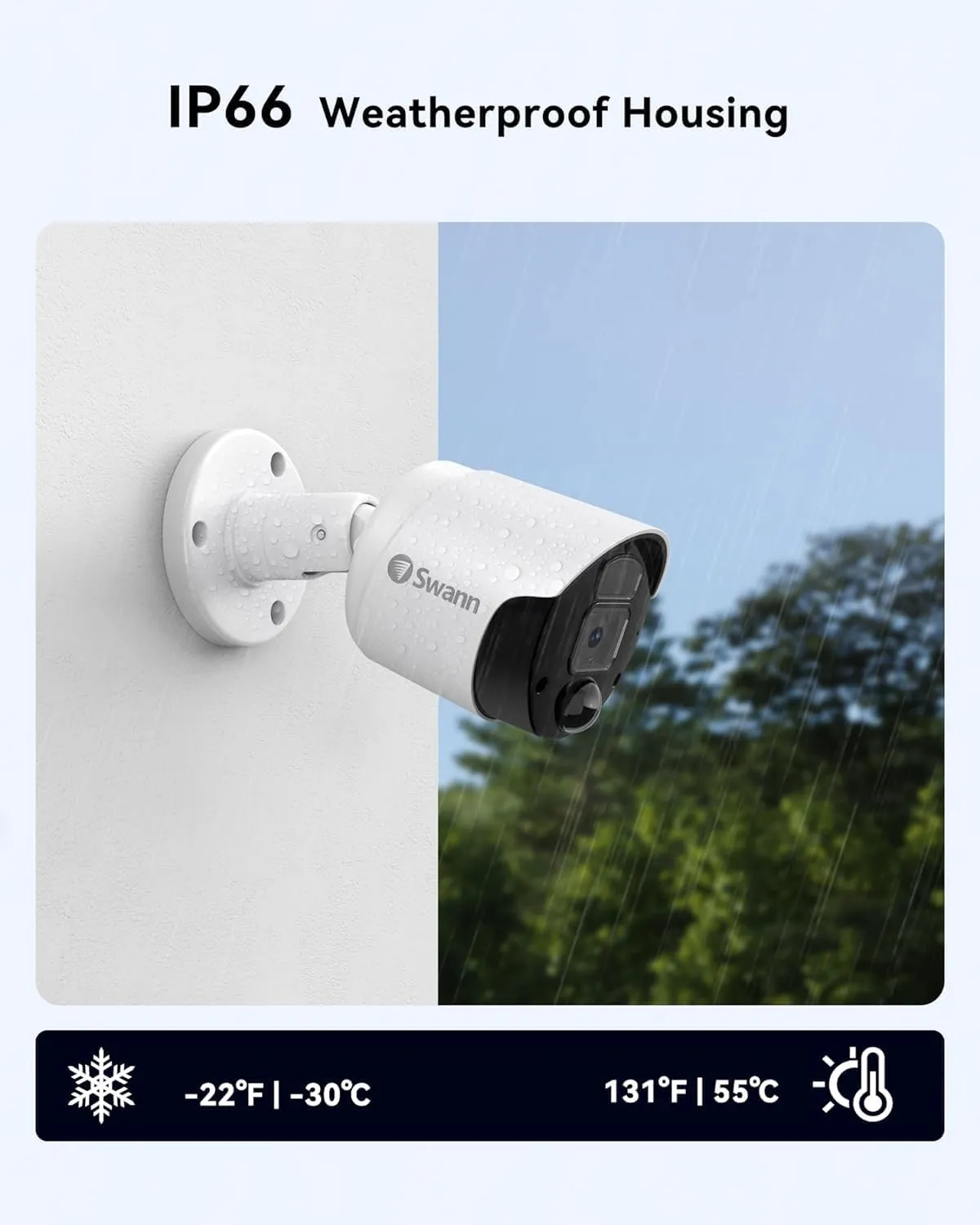 SWANN Master 4K 8 Channel Home Security Camera System, 1TB NVR, 4 PoE IP Cameras Outdoor, 8MP Wired Surveillance CCTV, Heat Motion Vehicle Detection, LED Light, 24/7 Recording Security Camera, 87680W4