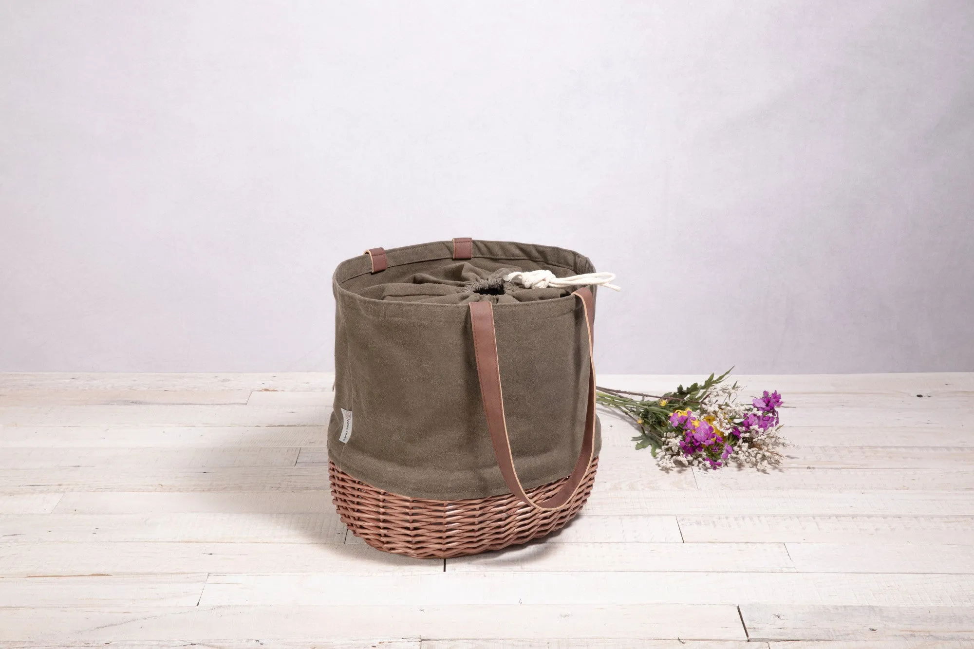 Tampa Bay Rays - Coronado Canvas and Willow Basket Tote