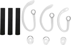 The Lord of the Tools 3 Sets Earbuds Eargels Spare Kit Silicone Ear Tip Ear Hook Loop Tube Foam Sleeve Compatible with Plantronics CS540 Savi W440 W740 Headsets Accessories