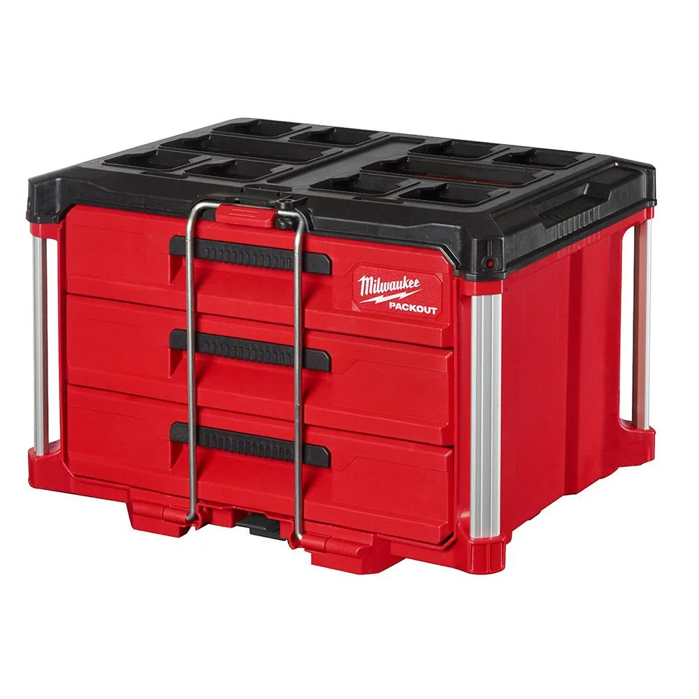 Tool Box - Milwaukee PACKOUT™ 3-Drawer Tool Box, 48-22-8443