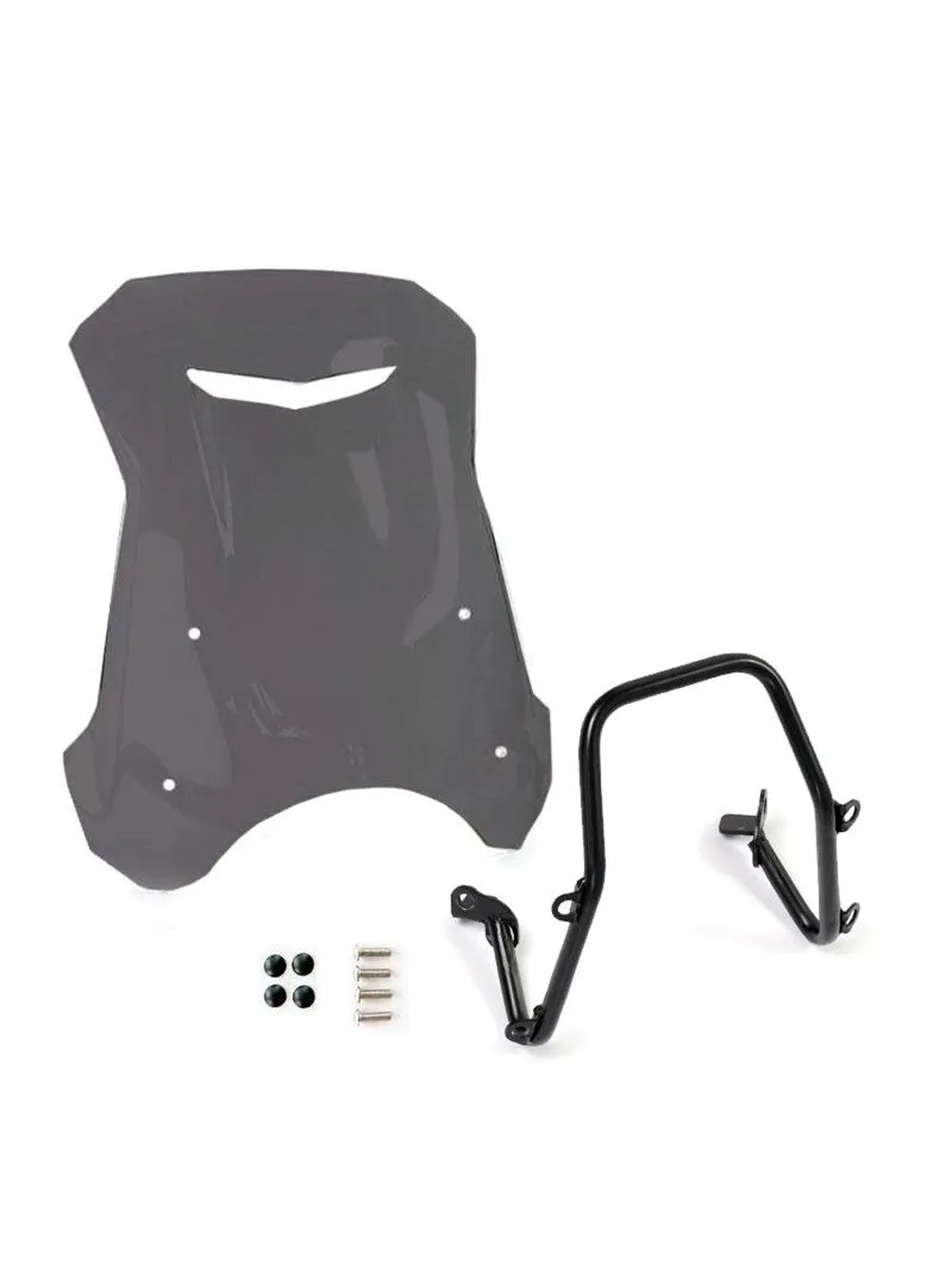 UNIT Garage Windshield with GPS support for Triumph Trident 660