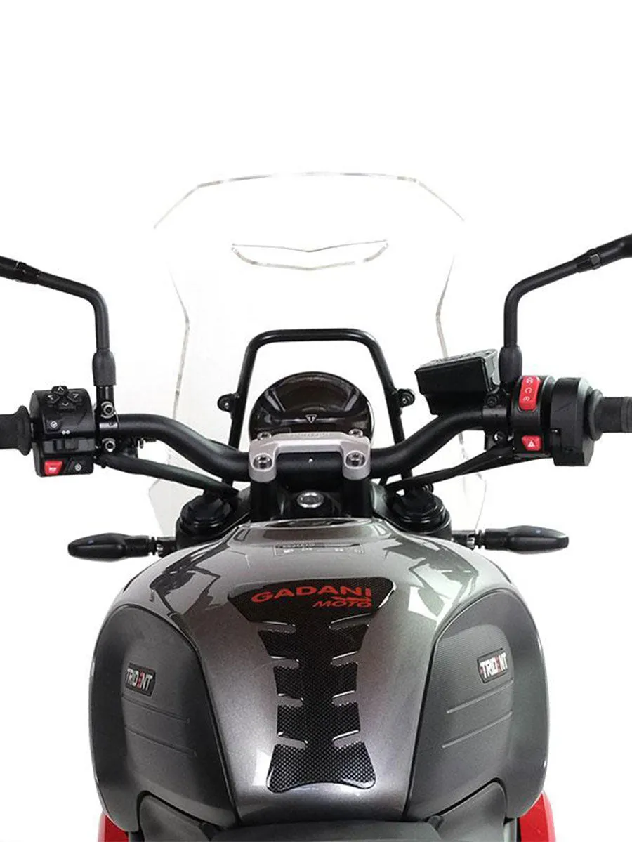 UNIT Garage Windshield with GPS support for Triumph Trident 660
