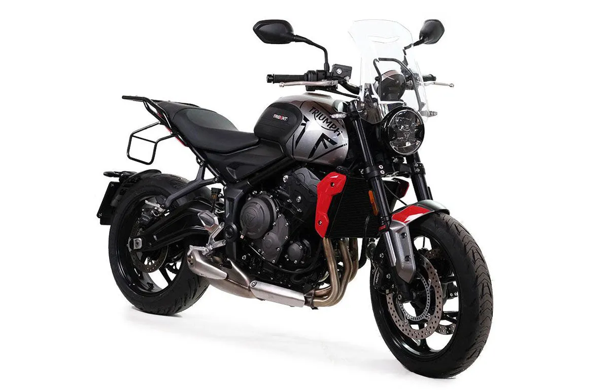 UNIT Garage Windshield with GPS support for Triumph Trident 660