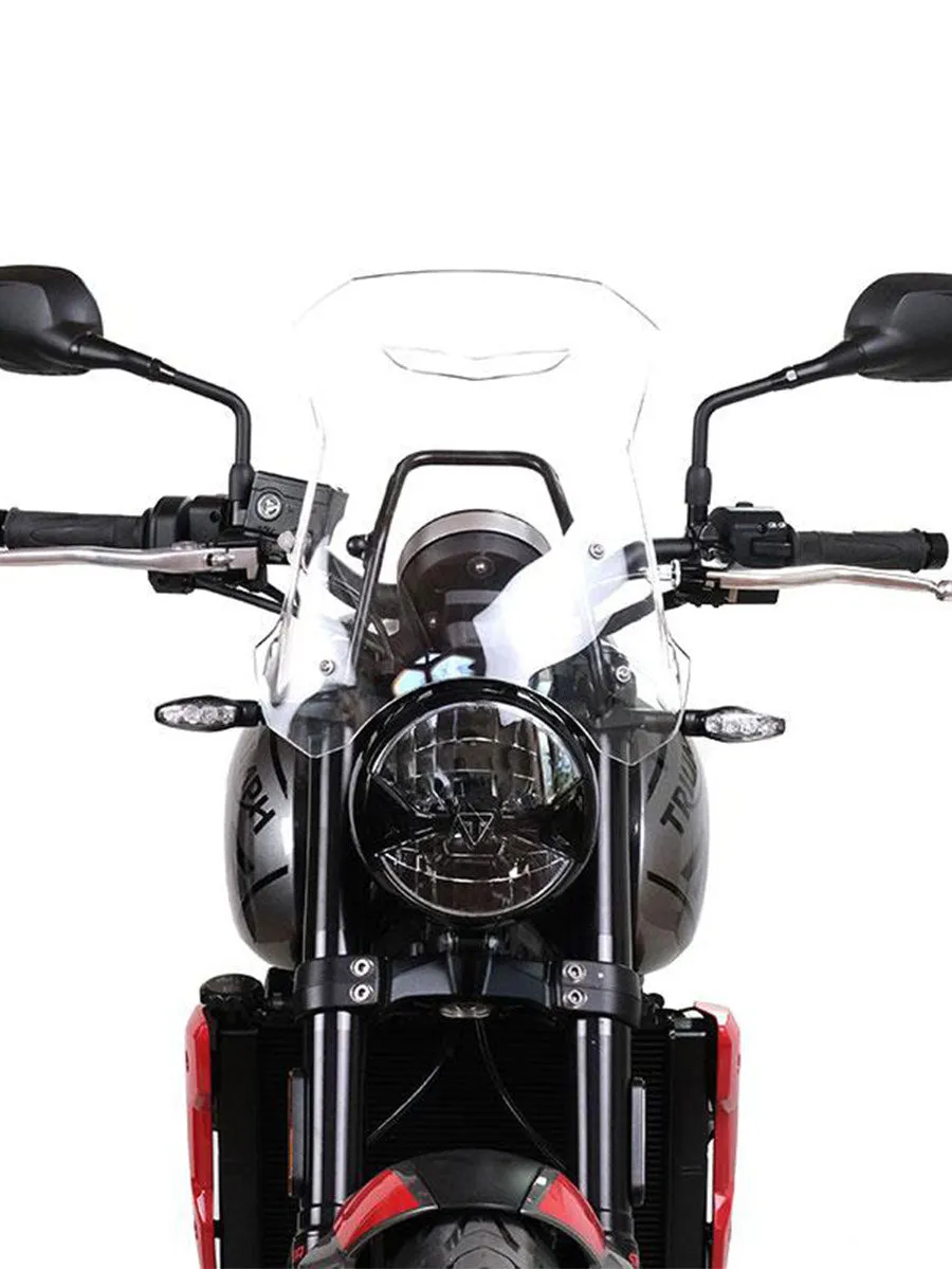 UNIT Garage Windshield with GPS support for Triumph Trident 660