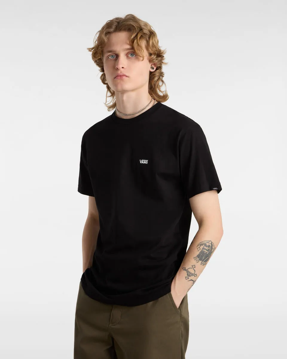 Vans Unisex Left Chest Logo T-Shirt Black VN0A3CZEY28