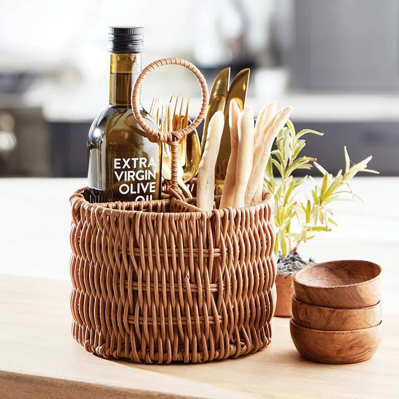 Wicker Caddy