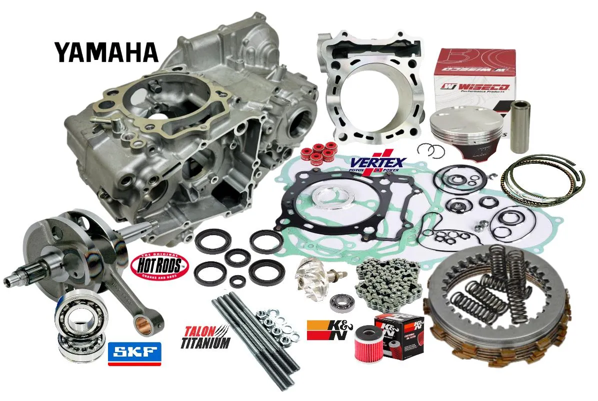 YFZ450 YFZ 450 Cases Big Bore Stroker Kit 500cc Complete Assembly Crankcases